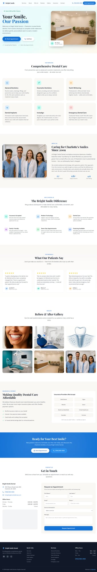 Bright Smile Dental hero preview